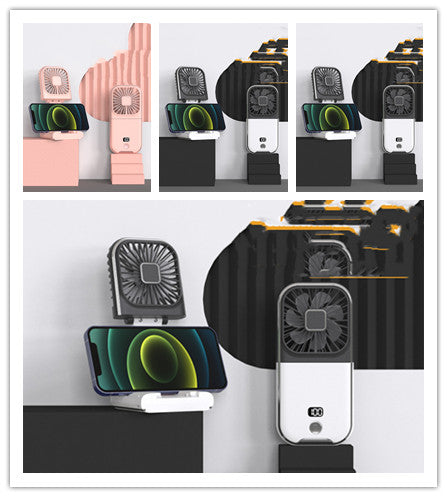 Folding Portable Digital Display Handheld Small Fan.